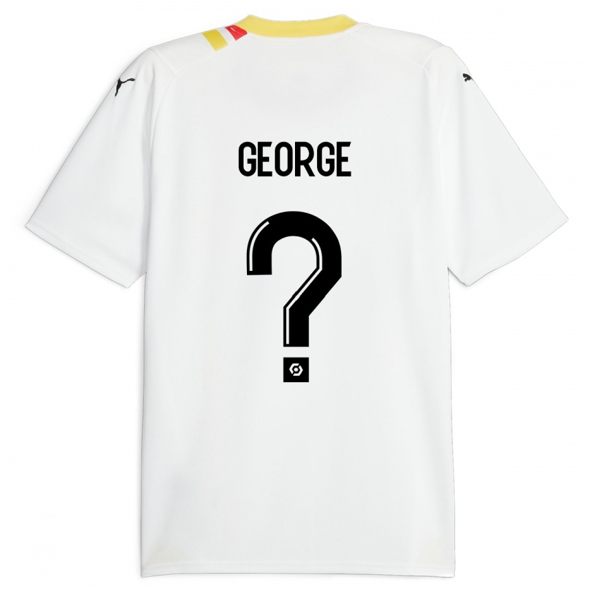 Kids Football Ryan George #0 Black Away Jersey 2023/24 T-Shirt Canada