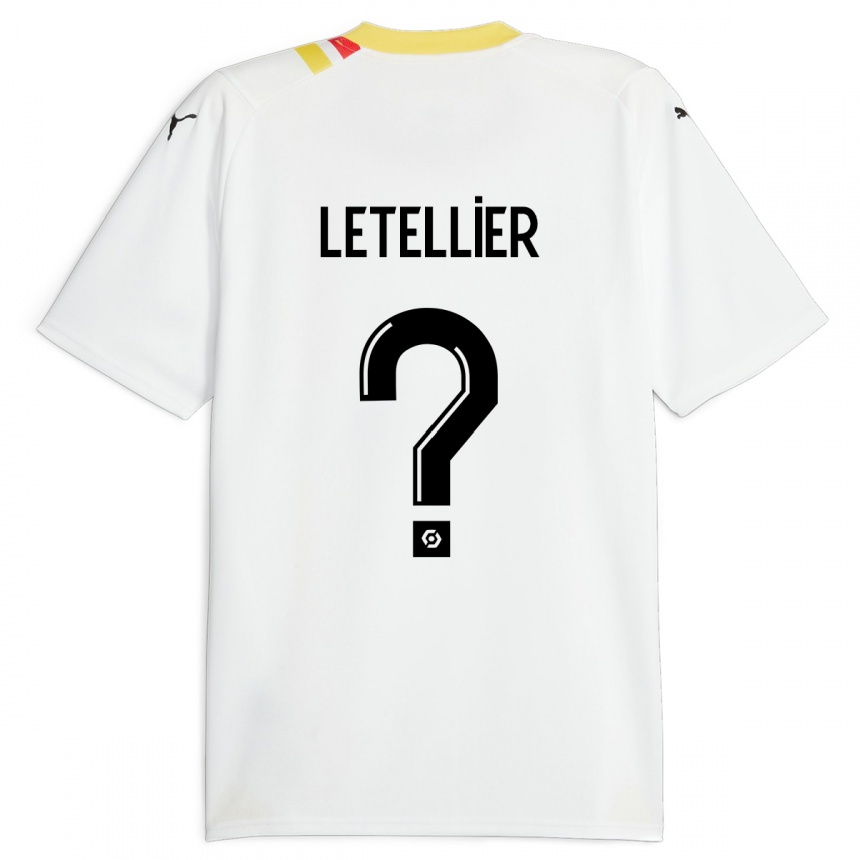 Kids Football Trévor Letellier #0 Black Away Jersey 2023/24 T-Shirt Canada