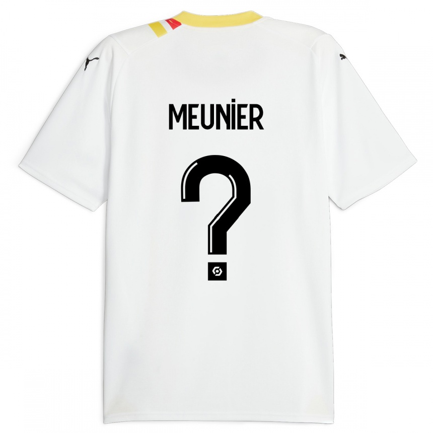 Kids Football Jennifer Meunier #0 Black Away Jersey 2023/24 T-Shirt Canada