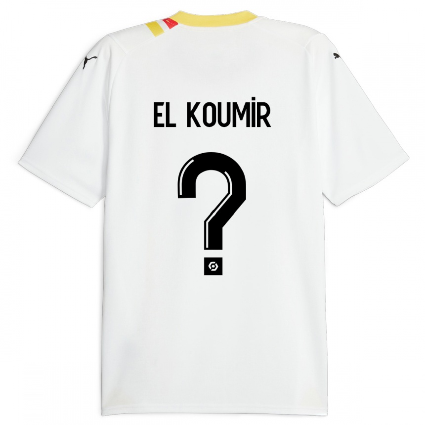 Kids Football Kaïna El Koumir #0 Black Away Jersey 2023/24 T-Shirt Canada