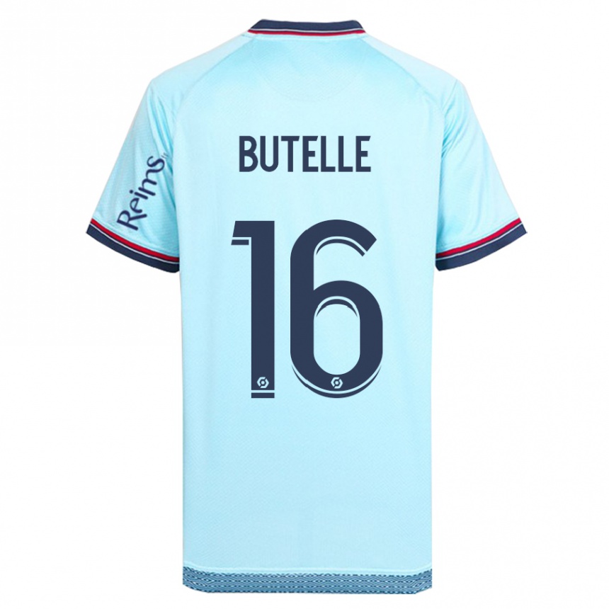 Kids Football Ludovic Butelle #16 Sky Blue Away Jersey 2023/24 T-Shirt Canada