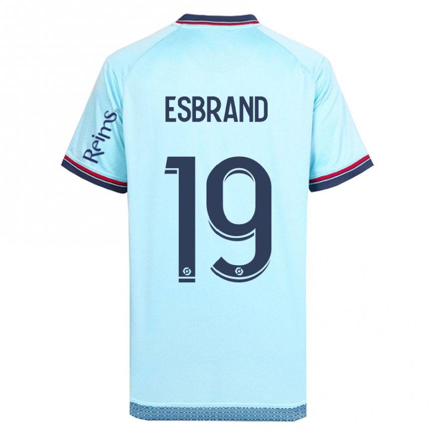 Kids Football Josh Wilson-Esbrand #19 Sky Blue Away Jersey 2023/24 T-Shirt Canada