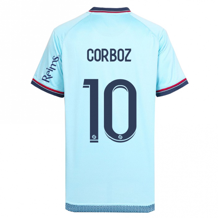 Enfant Football Maillot Rachel Corboz #10 Bleu Ciel Tenues Extérieur 2023/24 Canada