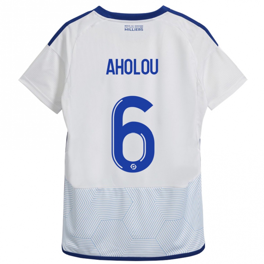 Enfant Football Maillot Jean-Eudes Aholou #6 Blanc Tenues Extérieur 2023/24 Canada