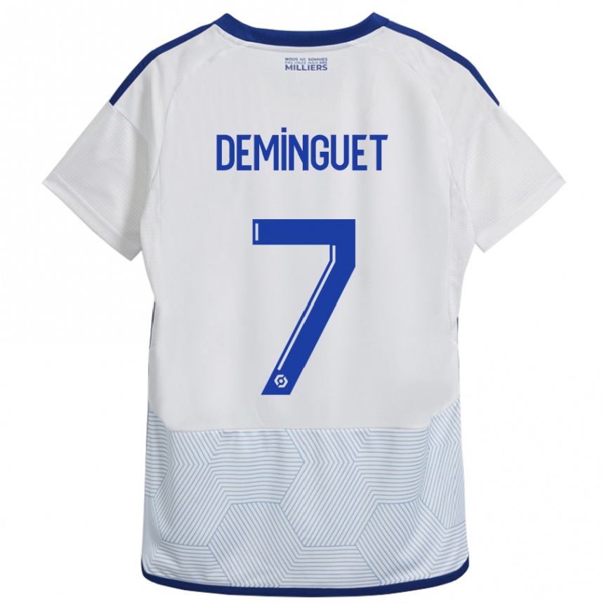 Enfant Football Maillot Jessy Deminguet #7 Blanc Tenues Extérieur 2023/24 Canada