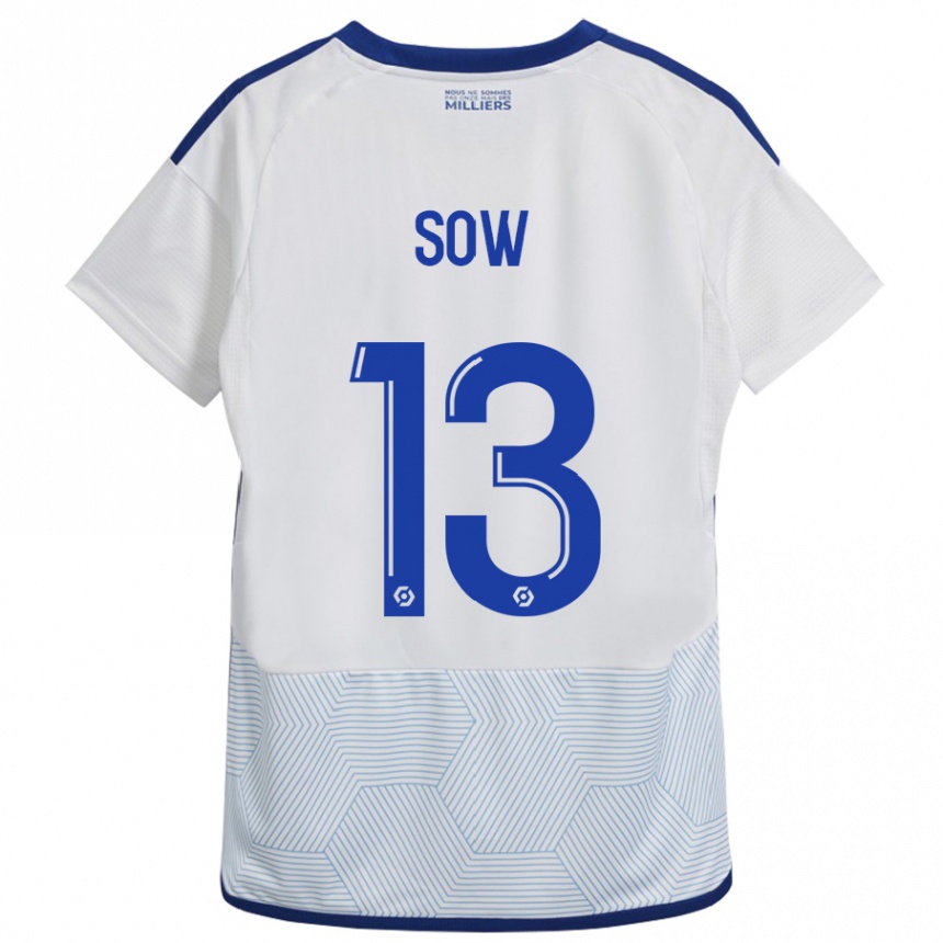 Enfant Football Maillot Saïdou Sow #13 Blanc Tenues Extérieur 2023/24 Canada