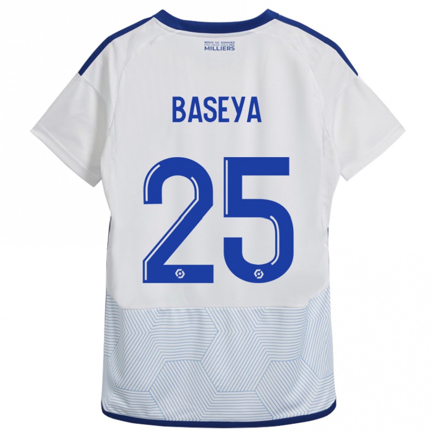 Enfant Football Maillot Steven Baseya #25 Blanc Tenues Extérieur 2023/24 Canada