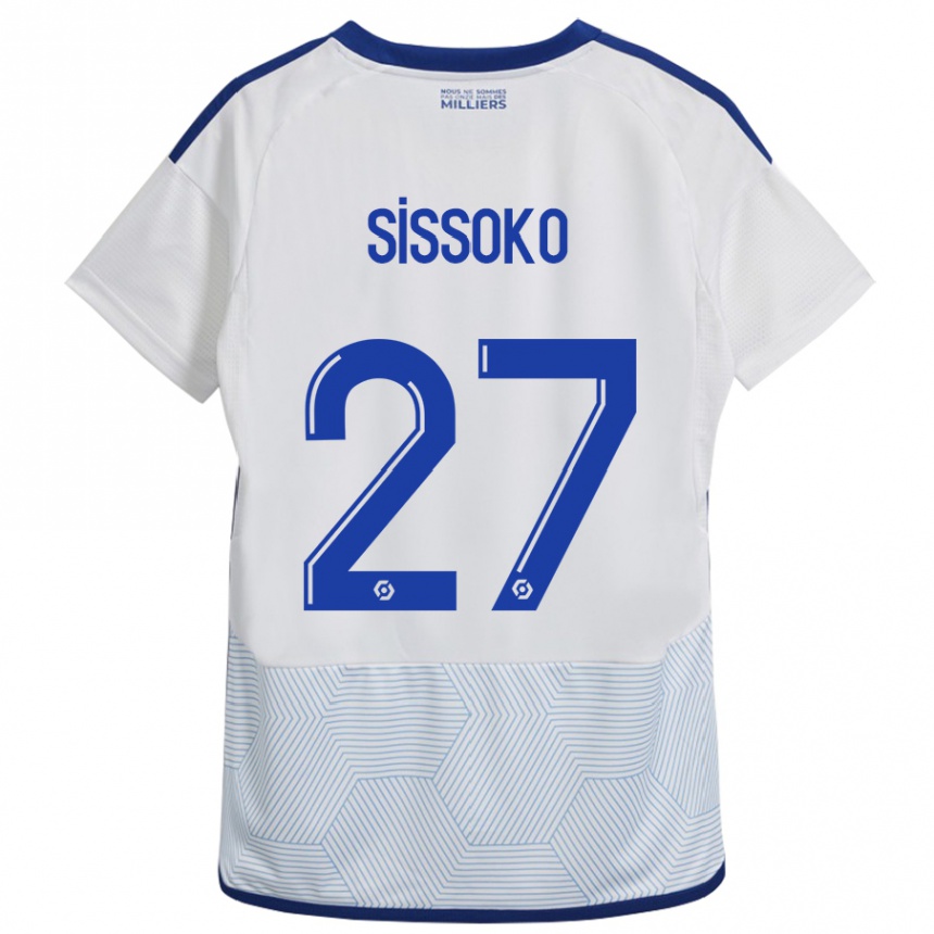 Enfant Football Maillot Ibrahima Sissoko #27 Blanc Tenues Extérieur 2023/24 Canada