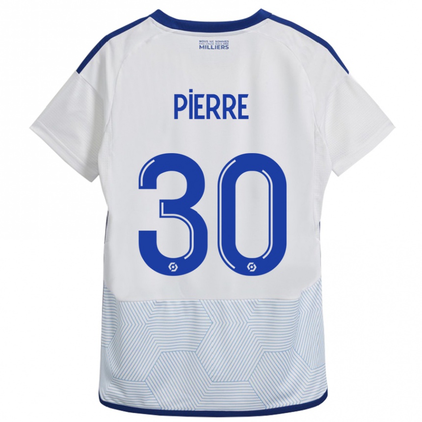 Enfant Football Maillot Alexandre Pierre #30 Blanc Tenues Extérieur 2023/24 Canada