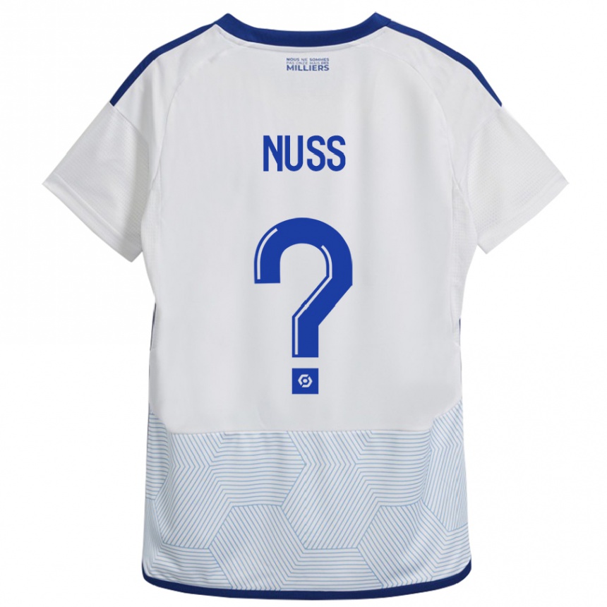 Enfant Football Maillot Antoine Nuss #0 Blanc Tenues Extérieur 2023/24 Canada