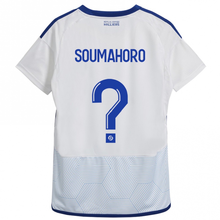 Kids Football Mohamed Soumahoro #0 White Away Jersey 2023/24 T-Shirt Canada