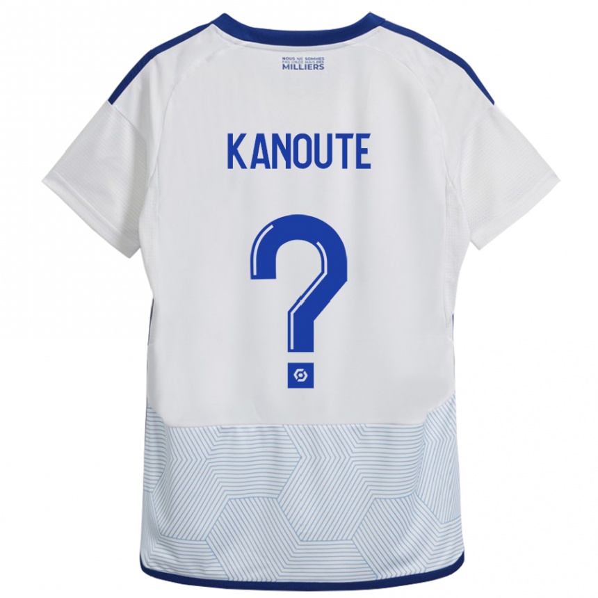 Enfant Football Maillot Mahamadou Kanouté #0 Blanc Tenues Extérieur 2023/24 Canada