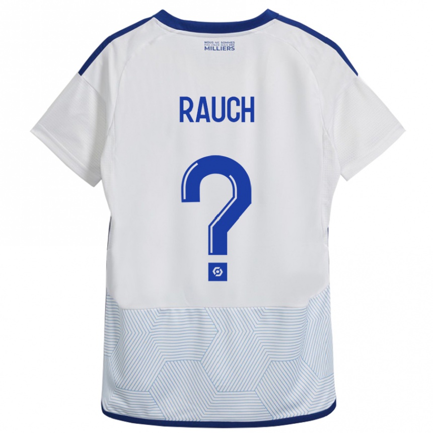 Kids Football Hugo Rauch #0 White Away Jersey 2023/24 T-Shirt Canada