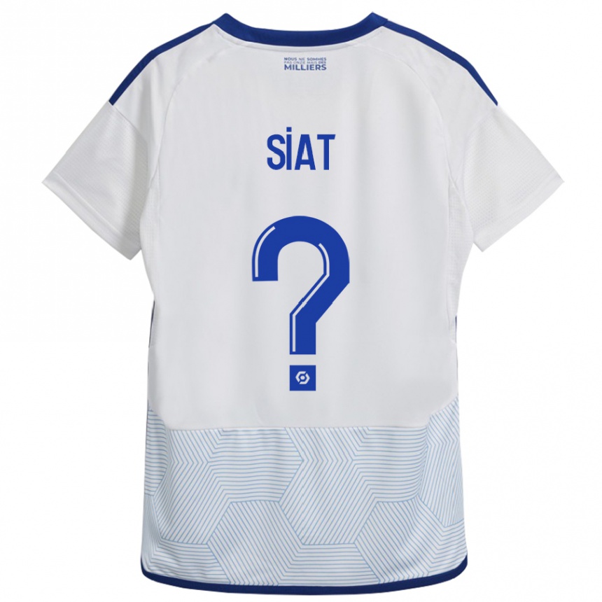 Enfant Football Maillot Victor Siat #0 Blanc Tenues Extérieur 2023/24 Canada