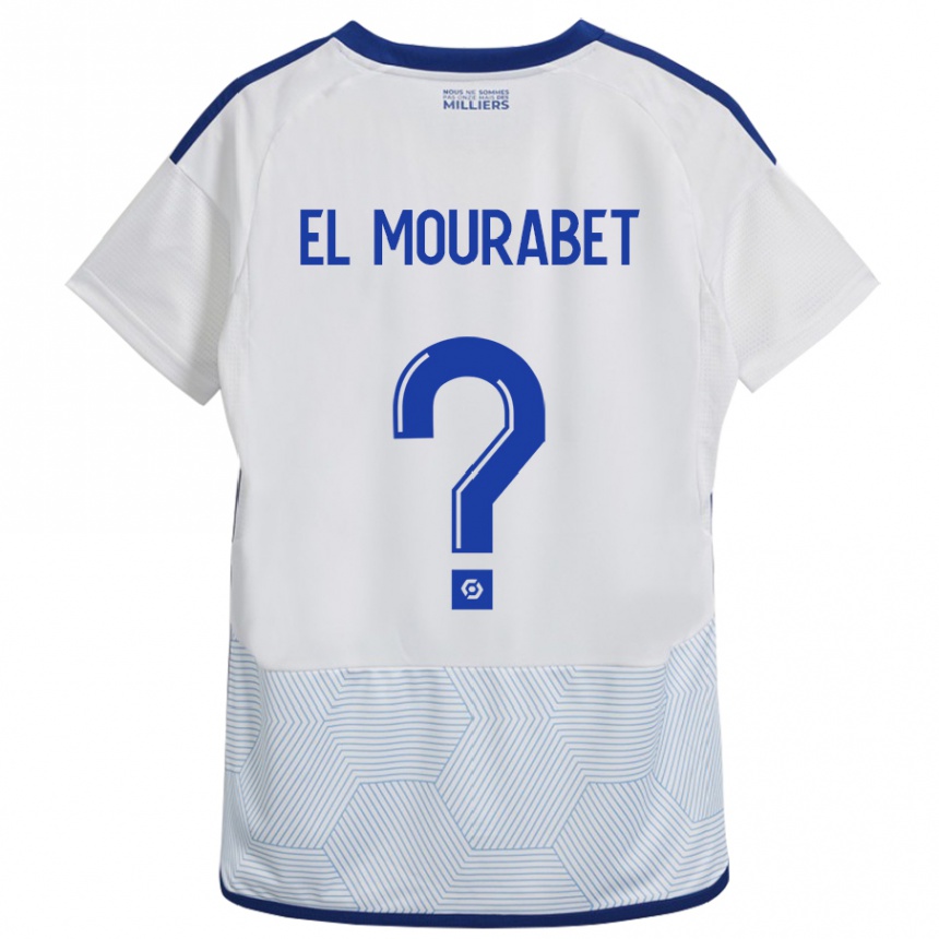 Kids Football Samir El Mourabet #0 White Away Jersey 2023/24 T-Shirt Canada