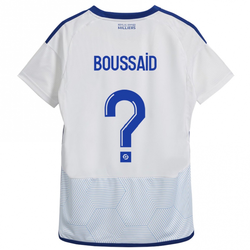 Enfant Football Maillot Willsem Boussaid #0 Blanc Tenues Extérieur 2023/24 Canada