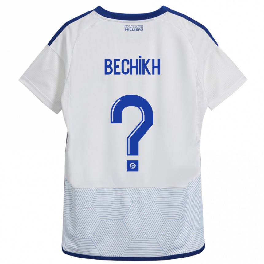 Kids Football Mohamed Bechikh #0 White Away Jersey 2023/24 T-Shirt Canada