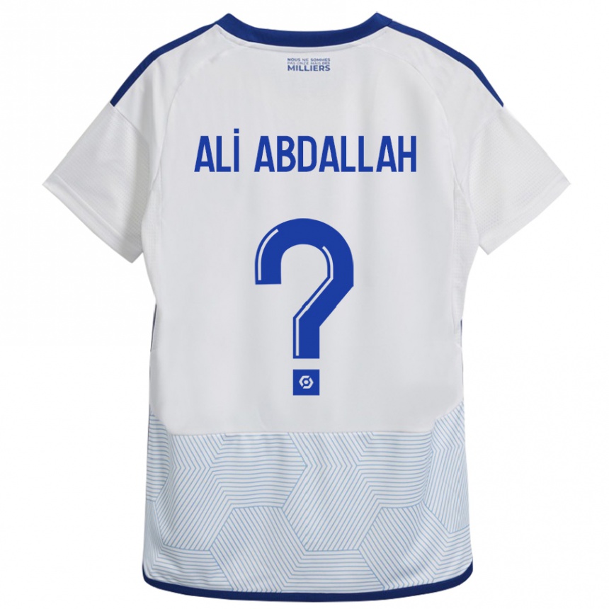 Kids Football Aboubacar Ali Abdallah #0 White Away Jersey 2023/24 T-Shirt Canada