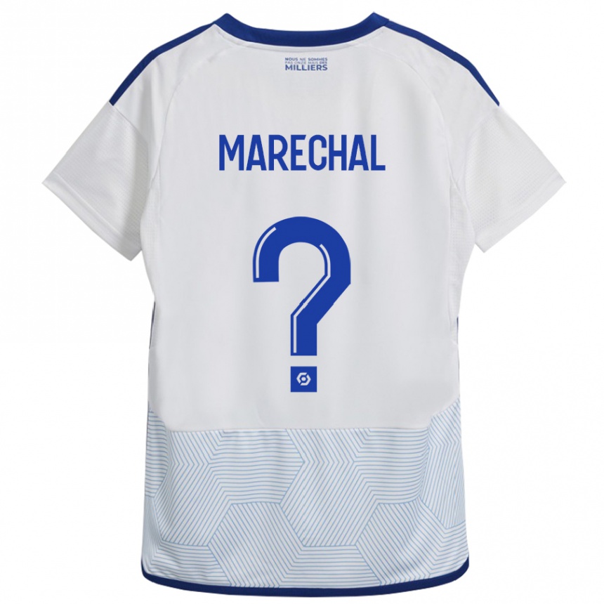 Kids Football Max Marechal #0 White Away Jersey 2023/24 T-Shirt Canada