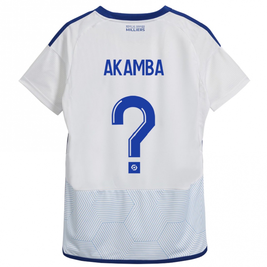 Enfant Football Maillot Fred Akamba #0 Blanc Tenues Extérieur 2023/24 Canada