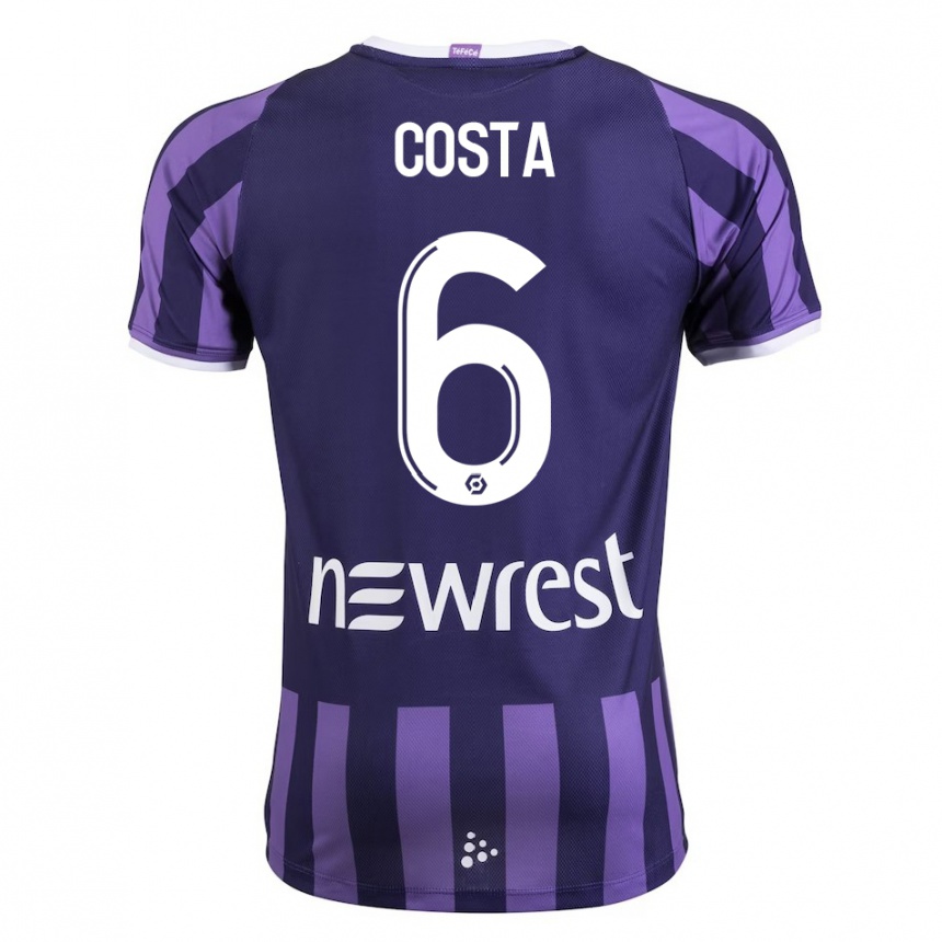 Enfant Football Maillot Logan Costa #6 Violet Tenues Extérieur 2023/24 Canada