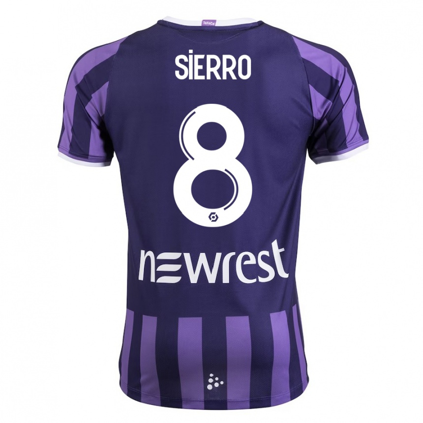 Enfant Football Maillot Vincent Sierro #8 Violet Tenues Extérieur 2023/24 Canada