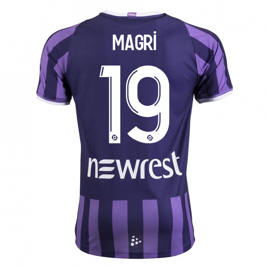 Enfant Football Maillot Frank Magri #19 Violet Tenues Extérieur 2023/24 Canada