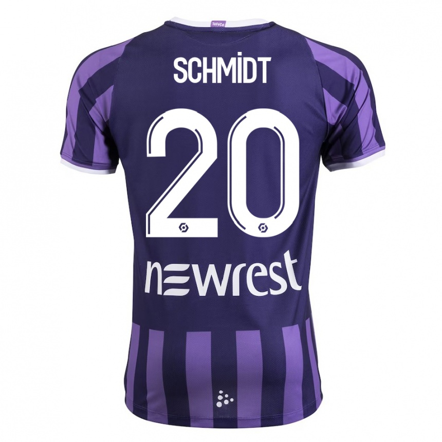 Enfant Football Maillot Niklas Schmidt #20 Violet Tenues Extérieur 2023/24 Canada