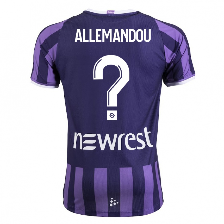 Enfant Football Maillot Teddy Allemandou #0 Violet Tenues Extérieur 2023/24 Canada