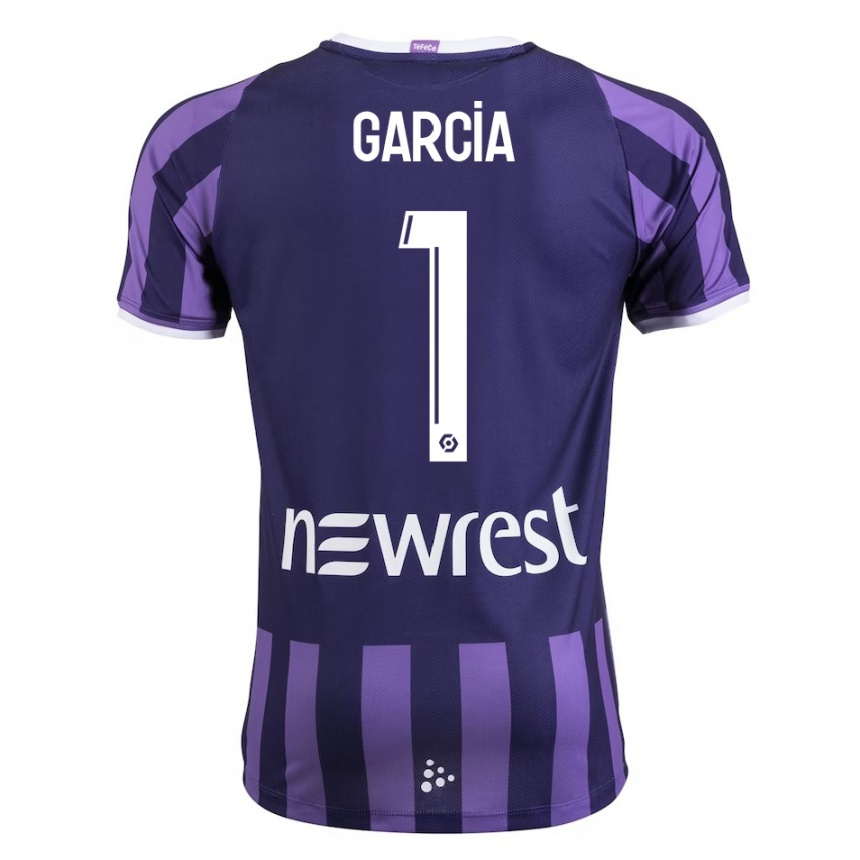 Kids Football Deborah Garcia #1 Purple Away Jersey 2023/24 T-Shirt Canada