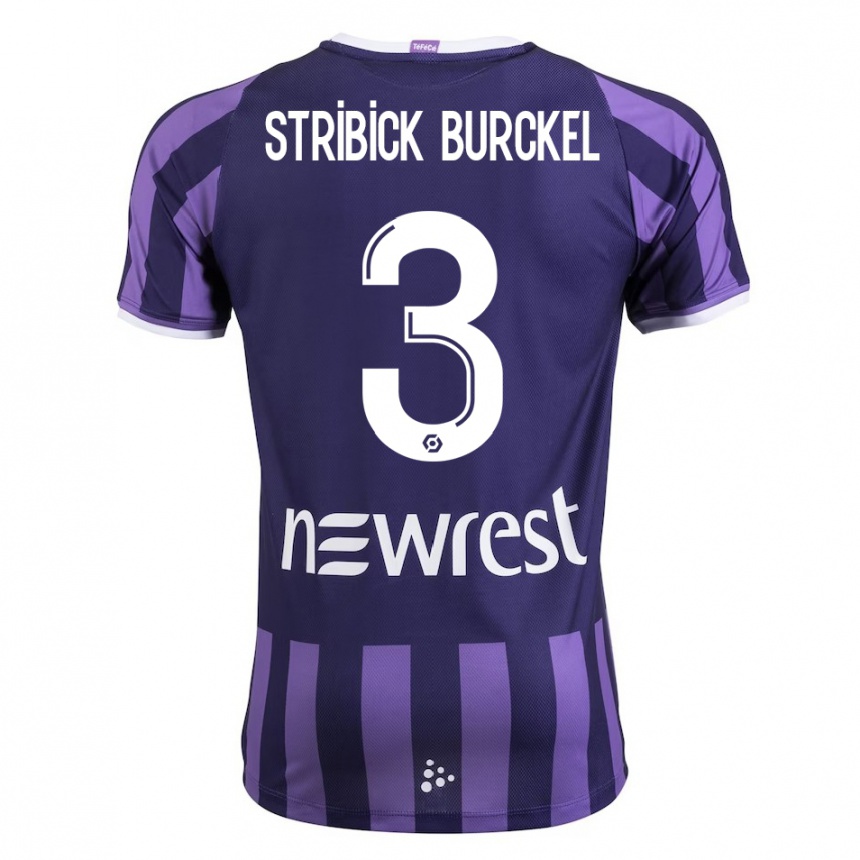 Enfant Football Maillot Laetitia Stribick-Burckel #3 Violet Tenues Extérieur 2023/24 Canada