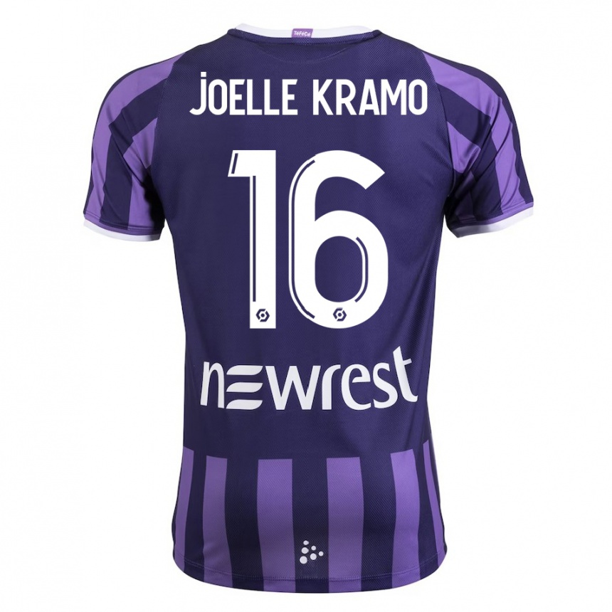 Enfant Football Maillot Marie Joelle Kramo #16 Violet Tenues Extérieur 2023/24 Canada