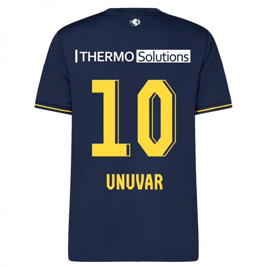 Kids Football Naci Ünüvar #10 Navy Away Jersey 2023/24 T-Shirt Canada