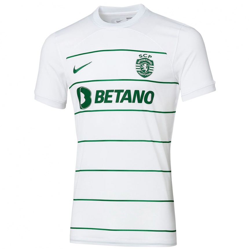 Enfant Football Maillot Trincão #17 Blanc Tenues Extérieur 2023/24 Canada