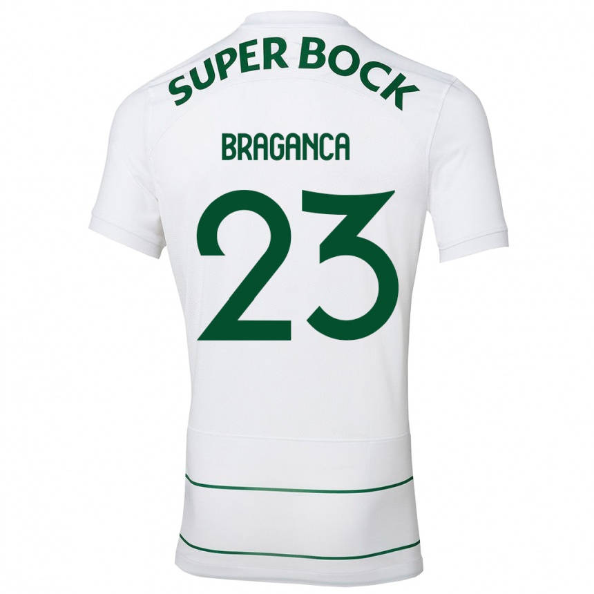 Kids Football Daniel Bragança #23 White Away Jersey 2023/24 T-Shirt Canada