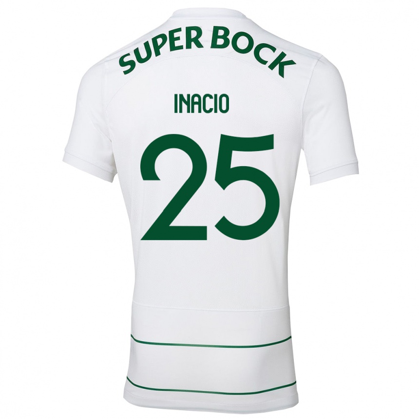 Enfant Football Maillot Gonçalo Inácio #25 Blanc Tenues Extérieur 2023/24 Canada