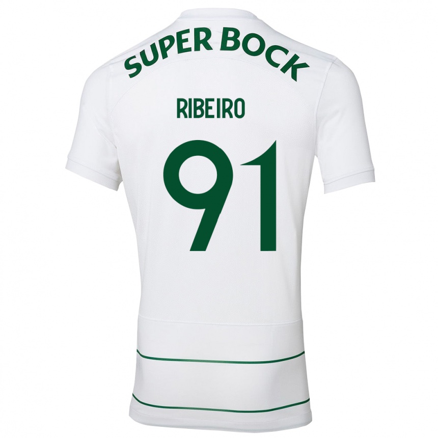 Enfant Football Maillot Rodrigo Ribeiro #91 Blanc Tenues Extérieur 2023/24 Canada