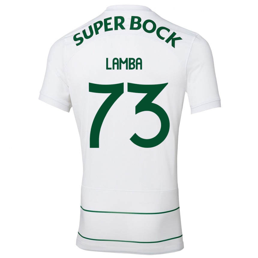 Kids Football Chico Lamba #73 White Away Jersey 2023/24 T-Shirt Canada