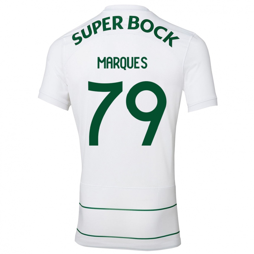 Kids Football Rodrigo Marquês #79 White Away Jersey 2023/24 T-Shirt Canada