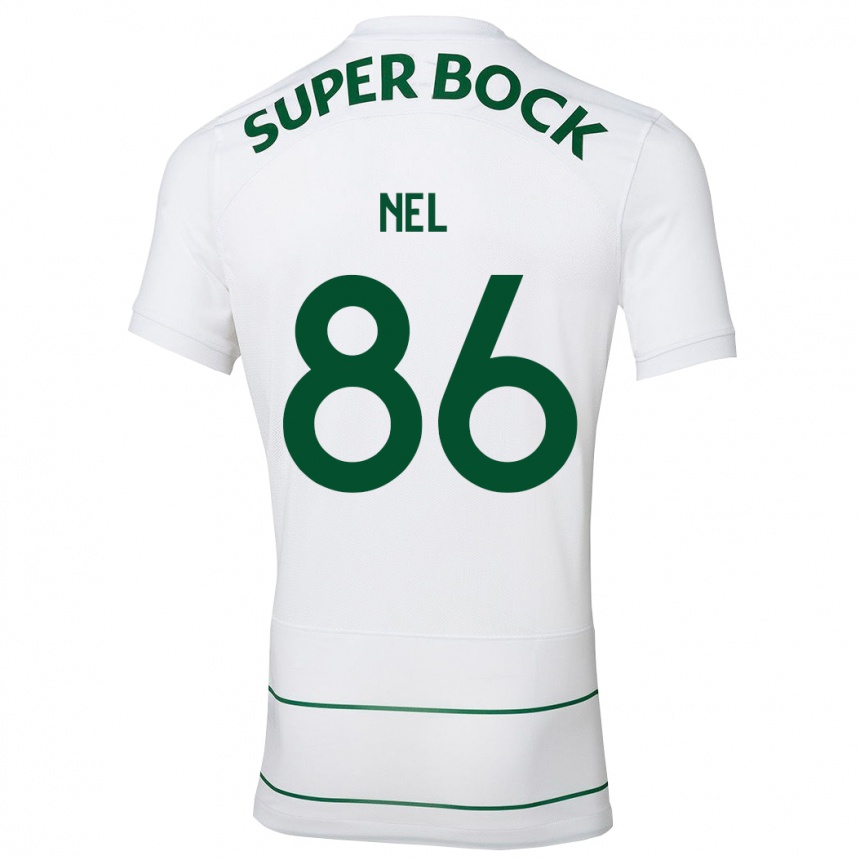 Kids Football Rafael Nel #86 White Away Jersey 2023/24 T-Shirt Canada