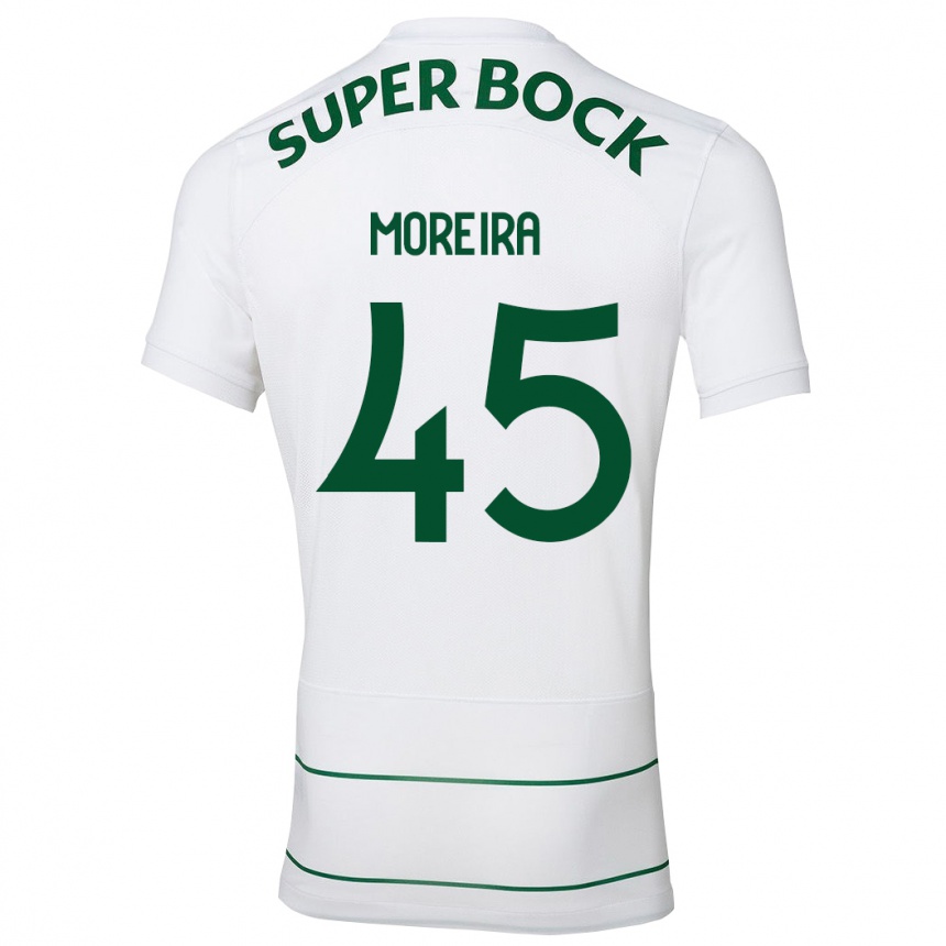 Enfant Football Maillot David Moreira #45 Blanc Tenues Extérieur 2023/24 Canada