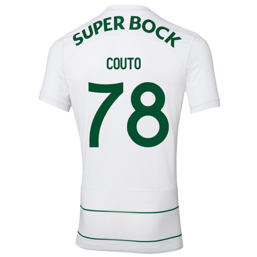 Kids Football Mauro Couto #78 White Away Jersey 2023/24 T-Shirt Canada