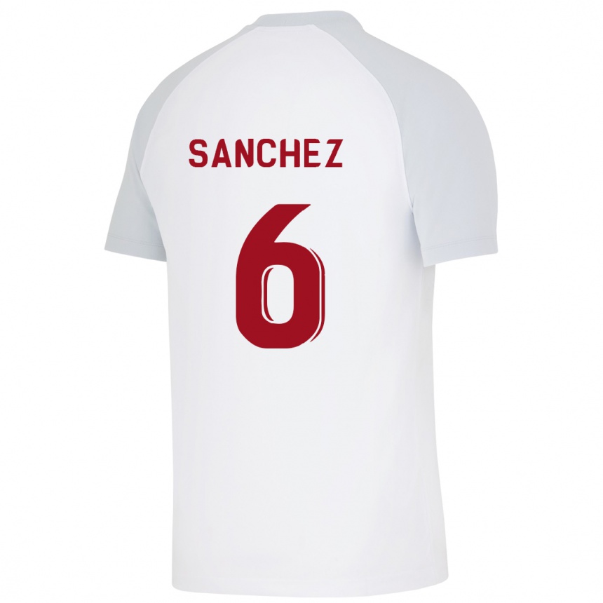 Kids Football Davinson Sanchez #6 White Away Jersey 2023/24 T-Shirt Canada