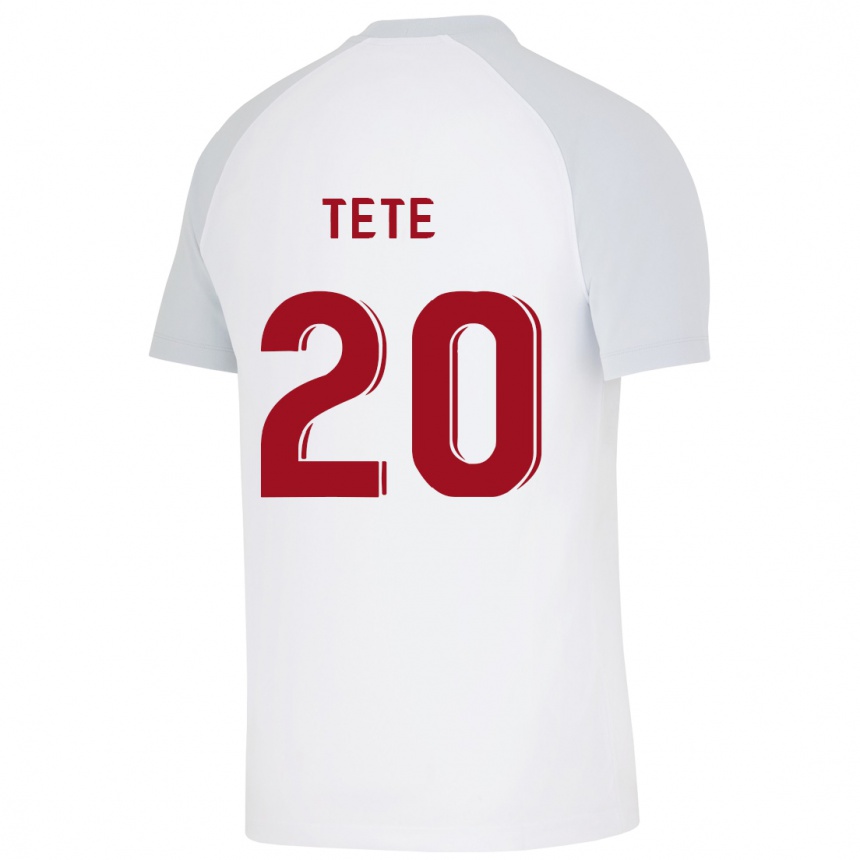 Enfant Football Maillot Tete #20 Blanc Tenues Extérieur 2023/24 Canada