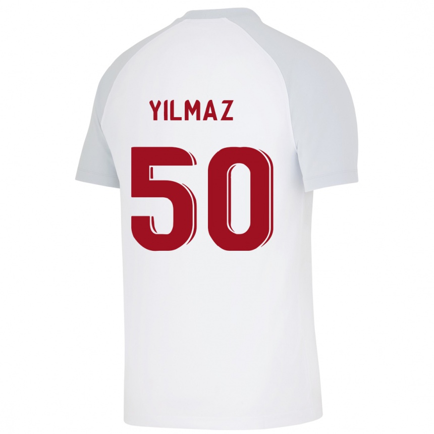 Enfant Football Maillot Jankat Yılmaz #50 Blanc Tenues Extérieur 2023/24 Canada