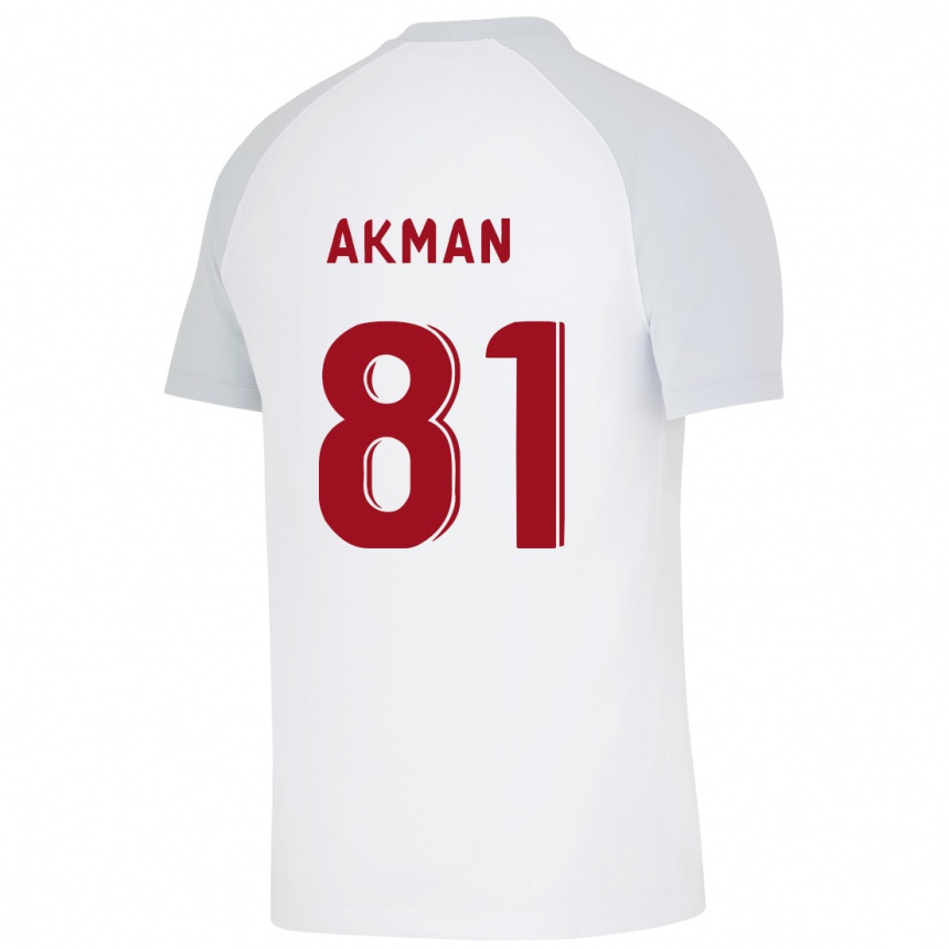 Enfant Football Maillot Hamza Akman #81 Blanc Tenues Extérieur 2023/24 Canada