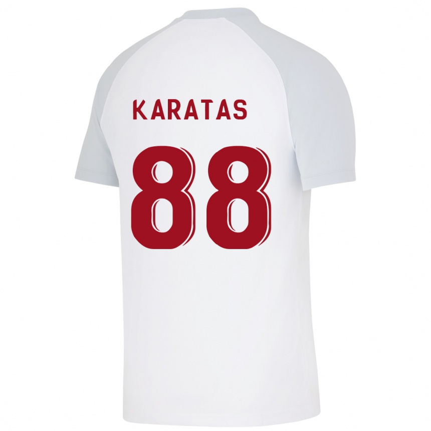 Enfant Football Maillot Kazımcan Karataş #88 Blanc Tenues Extérieur 2023/24 Canada