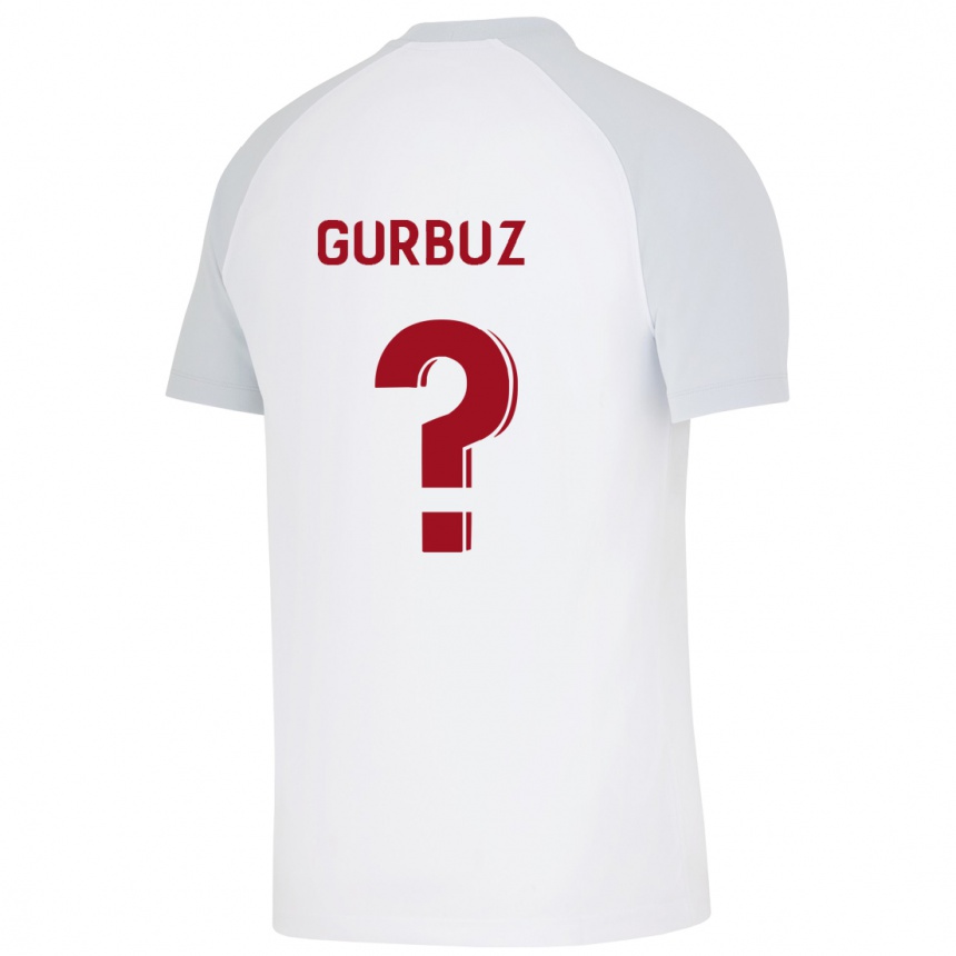 Enfant Football Maillot Inanc Gürbüz #0 Blanc Tenues Extérieur 2023/24 Canada