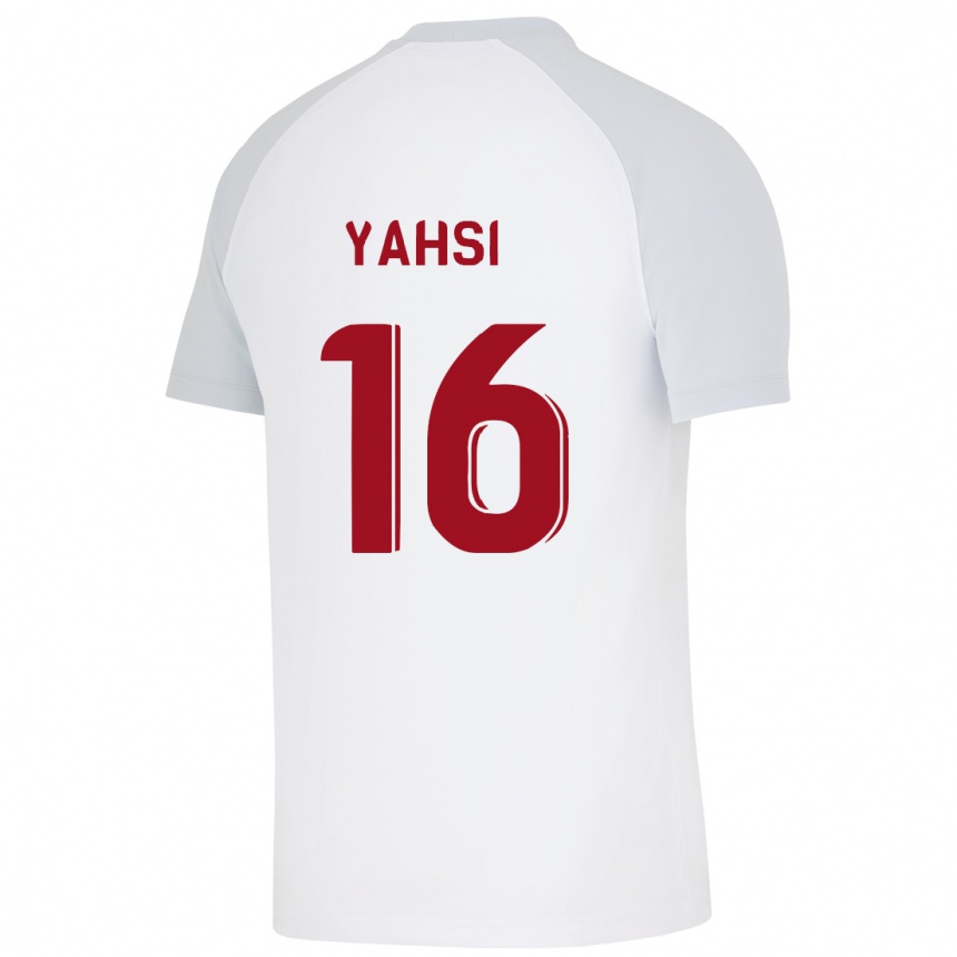 Kids Football Ismail Yahsi #16 White Away Jersey 2023/24 T-Shirt Canada