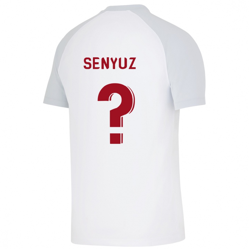 Kids Football Kerem Senyüz #0 White Away Jersey 2023/24 T-Shirt Canada